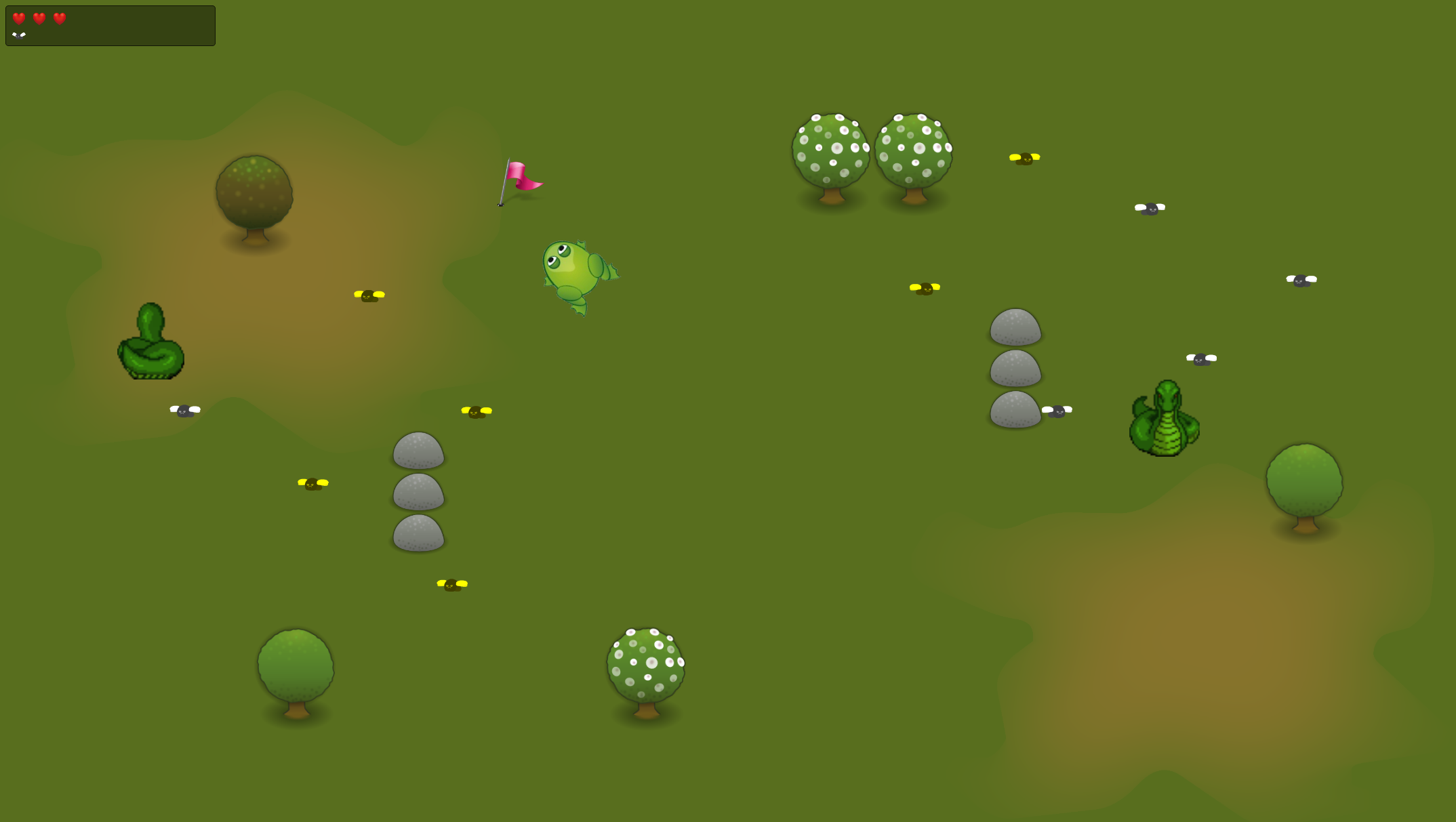 2D frog game